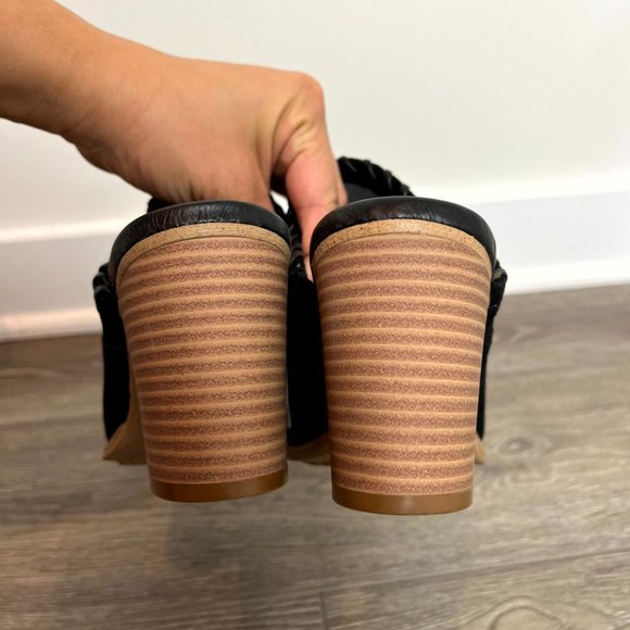 New Euro Soft by Sofft Black Sandy Clog size 8 - Picture 4 of 8